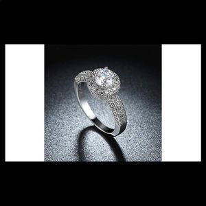 1.90 CTTW Single Crystal Multi Pav'e ring size 7